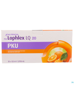 Pku lophlex lq 20 juicy orange 30x125ml