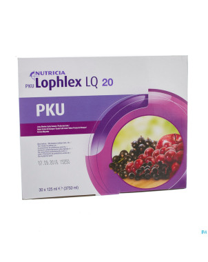Pku lophlex lq 20 juicy fruits des bois 30x125ml