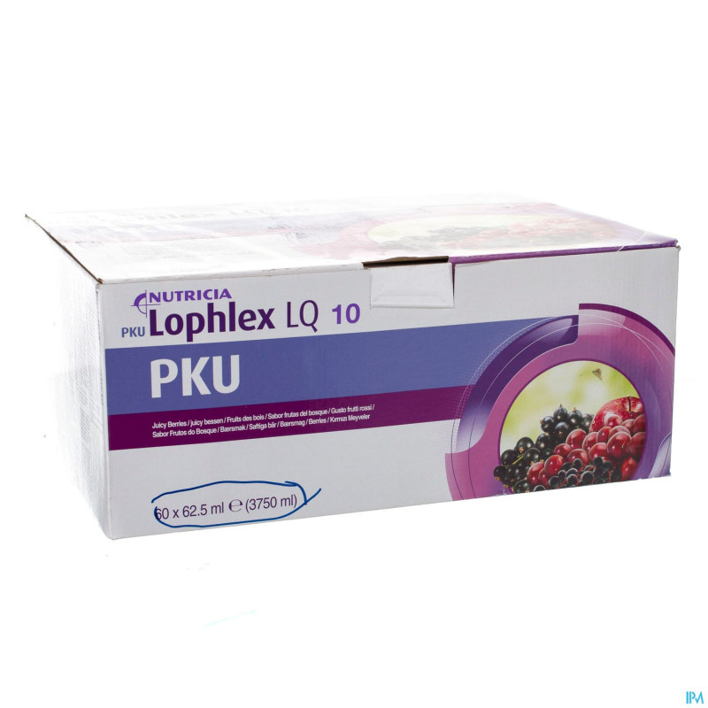 Pku lophlex lq 10 juicy fruits des bois 60x62,5ml