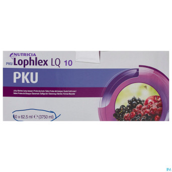Pku lophlex lq 10 juicy fruits des bois 60x62,5ml