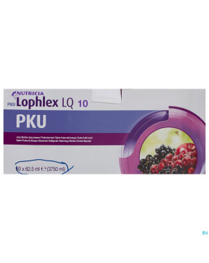 Pku lophlex lq 10 juicy fruits des bois 60x62,5ml