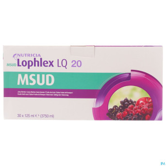 Msud lophlex lq 20 juicy fruits des bois 30x125ml