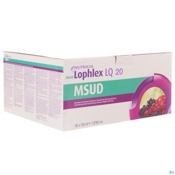 Msud lophlex lq 20 juicy fruits des bois 30x125ml