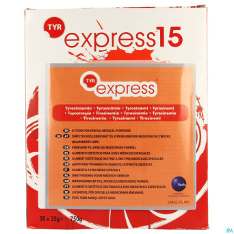 Tyr express 15 n/aromatise 30x25g
