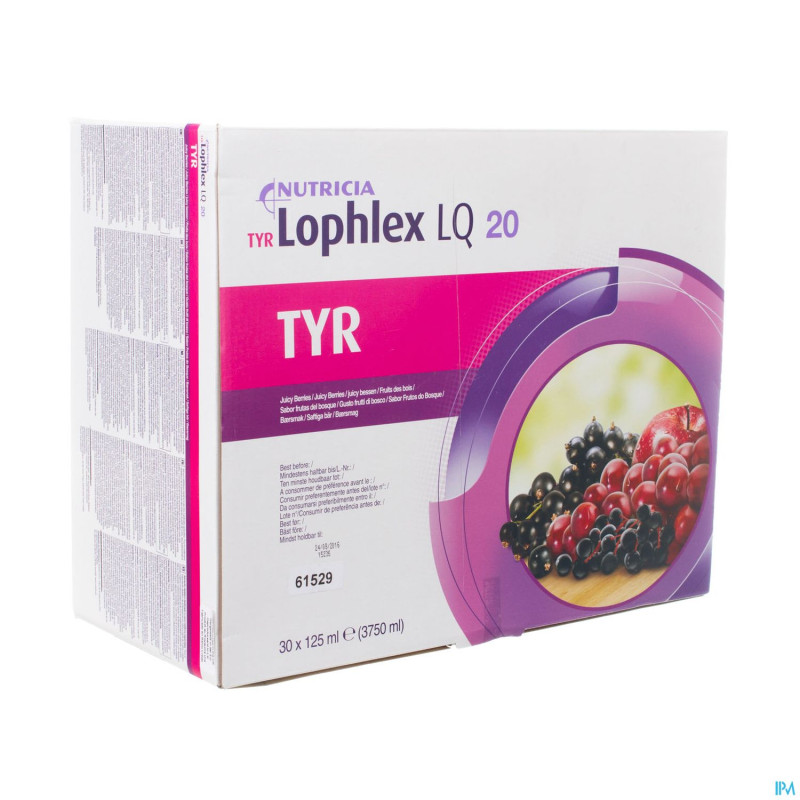 Tyr lophlex lq 20 juicy fruits des bois 30x125ml