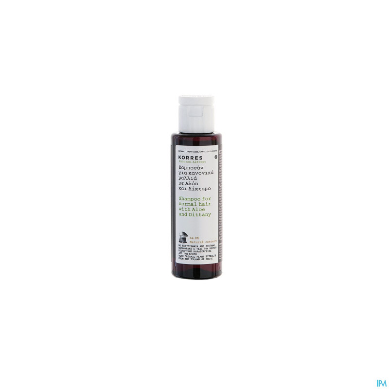Korres kh shampooing aloes&dictame travel    40ml