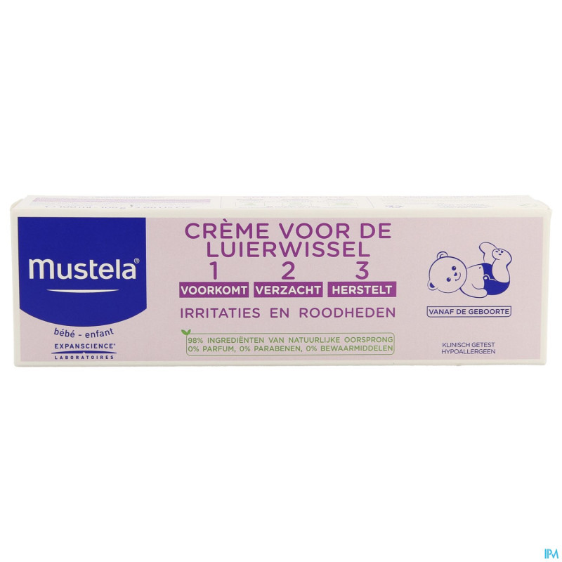 Mustela bb creme change 1-2-3  100g