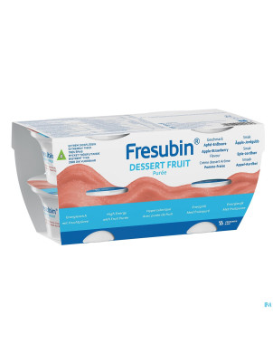 Fresubin dessert pomme-fraise 4x125g