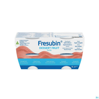 Fresubin dessert pomme-fraise 4x125g