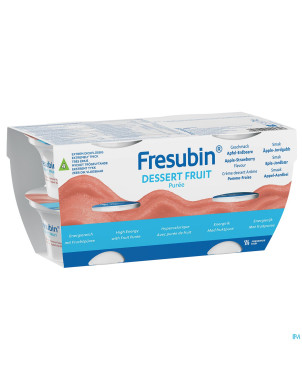 Fresubin dessert pomme-fraise 4x125g