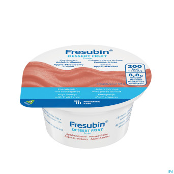 Fresubin dessert pomme-fraise 4x125g