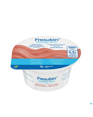 Fresubin dessert pomme-fraise 4x125g