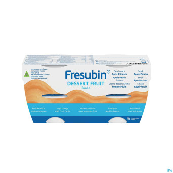 Fresubin dessert pomme-peche 4x125g