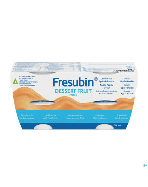 Fresubin dessert pomme-peche 4x125g