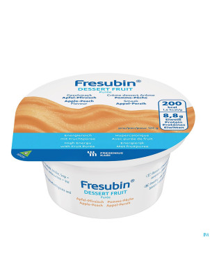 Fresubin dessert pomme-peche 4x125g