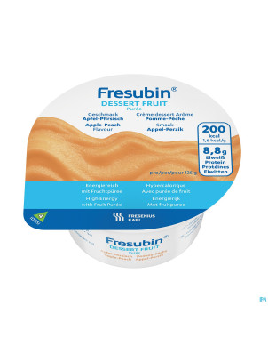 Fresubin dessert pomme-peche 4x125g