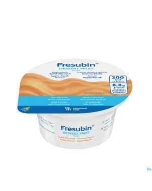 Fresubin dessert pomme-peche 4x125g