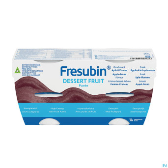 Fresubin dessert pomme-pruneau 4x125g