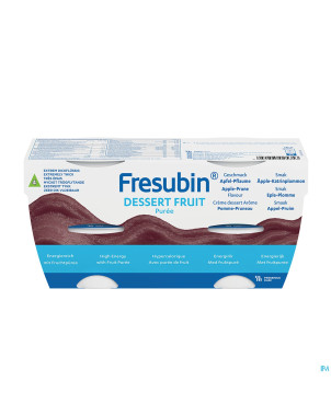 Fresubin dessert pomme-pruneau 4x125g