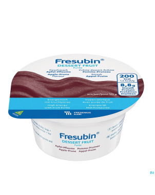 Fresubin dessert pomme-pruneau 4x125g