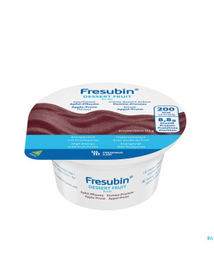 Fresubin dessert pomme-pruneau 4x125g