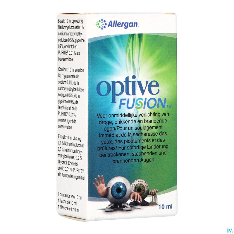 Optive fusion sol ster fl 10ml