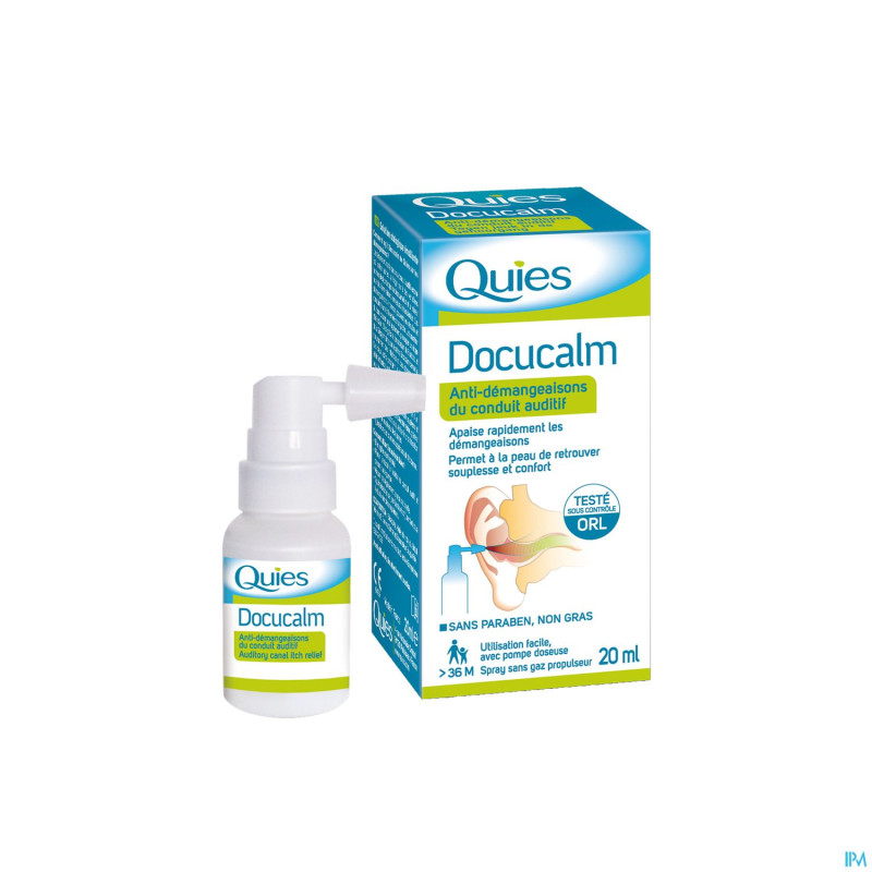 Quies docucalm a/demang.conduit auditif spray 20ml