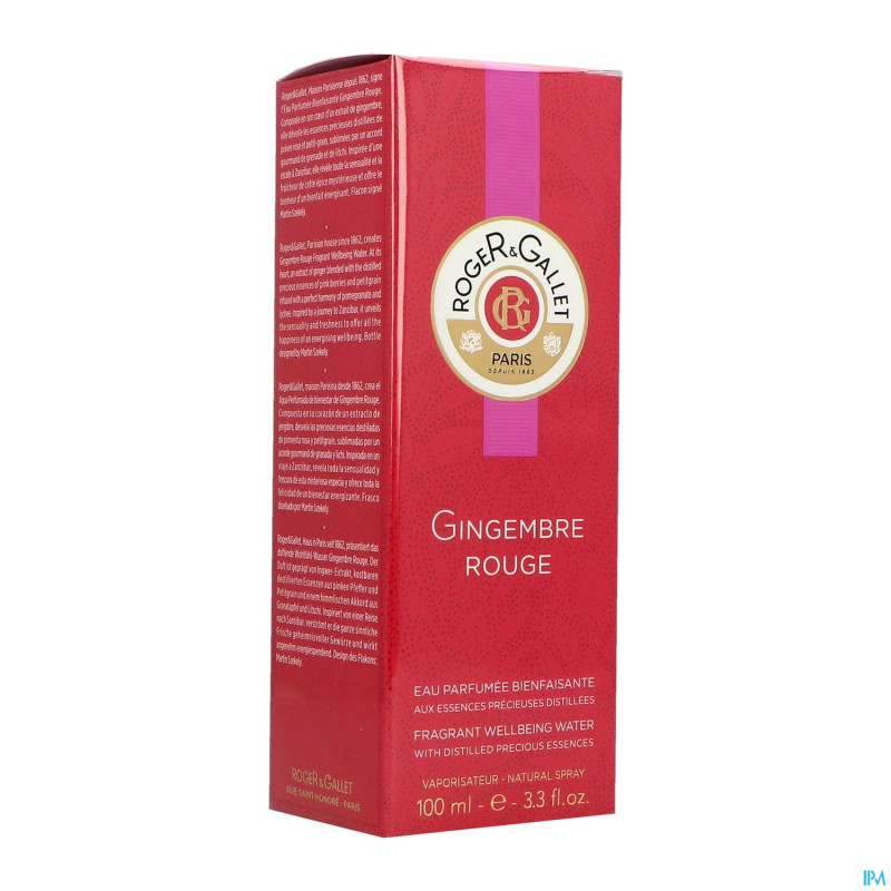 Roger&gallet gingembre rouge vapo    100ml