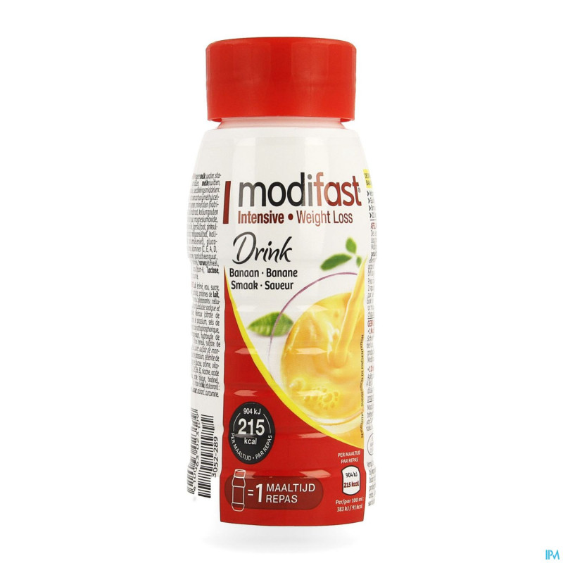 Modifast intensive repas boire banane    236ml
