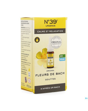 Fleurs de bach bio n39 urgence    gutt 10ml