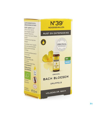 Fleurs de bach bio n39 urgence    gutt 10ml