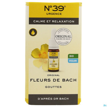 Fleurs de bach bio n39 urgence    gutt 10ml