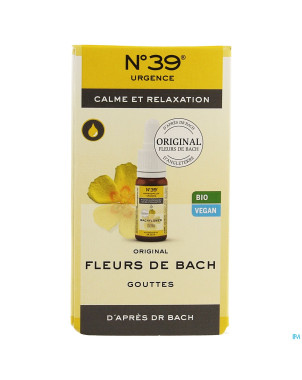 Fleurs de bach bio n39 urgence    gutt 10ml