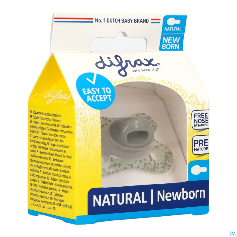 Difrax sucette natural newborn