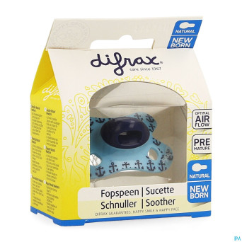 Difrax sucette natural newborn boy