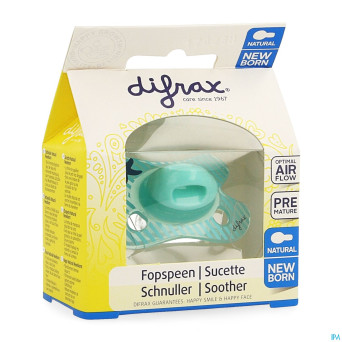 Difrax sucette natural newborn boy