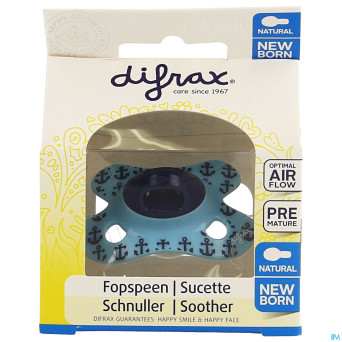 Difrax sucette natural newborn boy