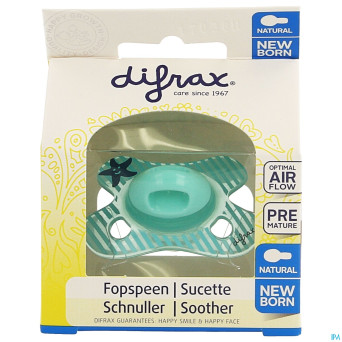 Difrax sucette natural newborn boy