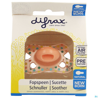 Difrax sucette natural newborn girl