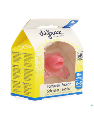 Difrax sucette natural 0-6m