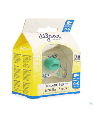 Difrax sucette natural 0-6m