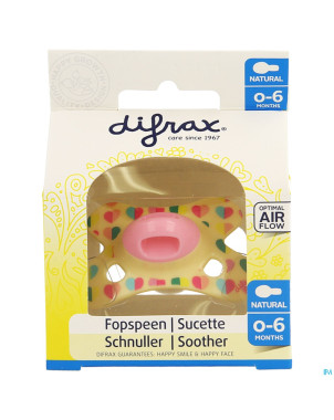 Difrax sucette natural 0-6m
