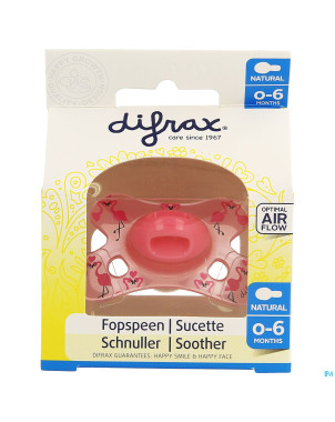 Difrax sucette natural 0-6m