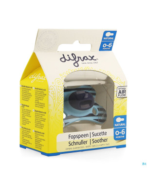 Difrax sucette natural 0-6m boy
