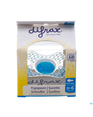 Difrax sucette natural 0-6m boy
