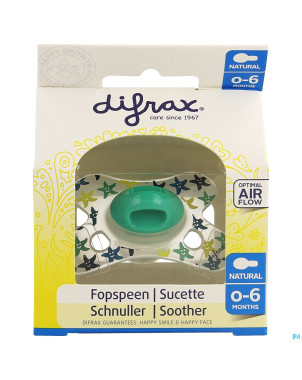 Difrax sucette natural 0-6m boy