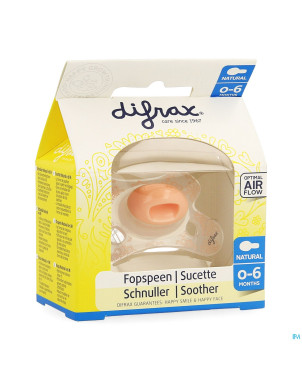 Difrax sucette natural 0-6m girl