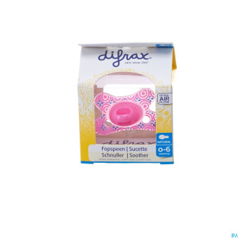 Difrax sucette natural 0-6m girl