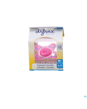 Difrax sucette natural 0-6m girl