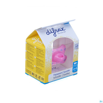 Difrax sucette natural 0-6m girl